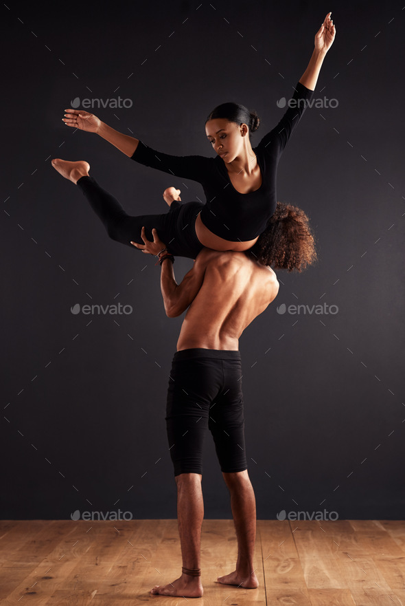 Modern dancers poses Royalty Free Vector Image
