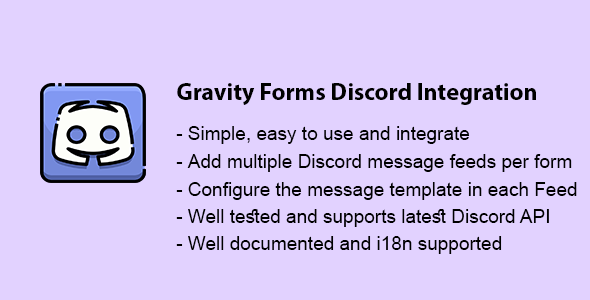 Gravity Forms Discord Integration