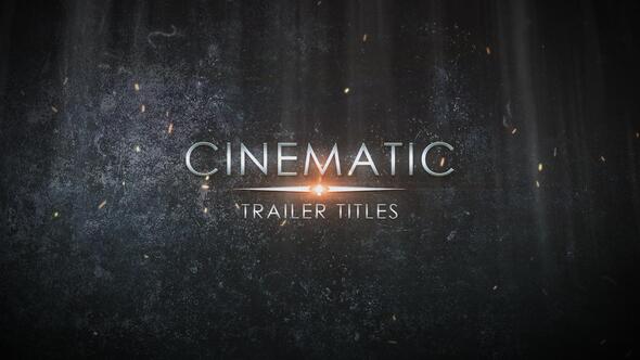 Cinematic Trailer Titles For Premiere Pro