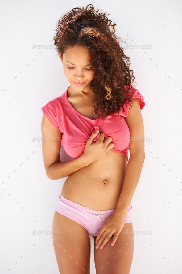 Attractive Girls Wearing Shirts And Panties, People Stock Footage ft.  beauty & curly hair - Envato Elements