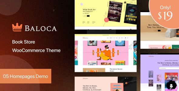 Baloca – Book Store WooCommerce Theme