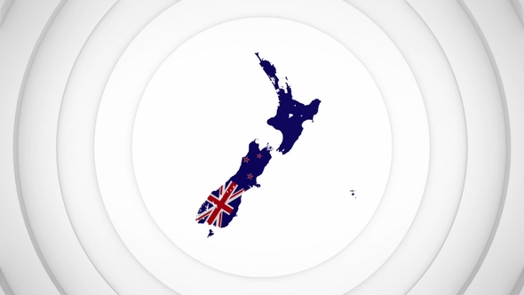 3D Disk with New Zealand Map Intro