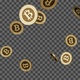 Falling Bitcoins - VideoHive Item for Sale