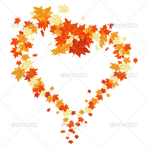 Autumn Heart - Seasons Nature