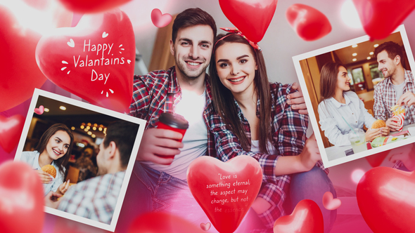 Valentine Day Special Greeting Card Video Displays template preview