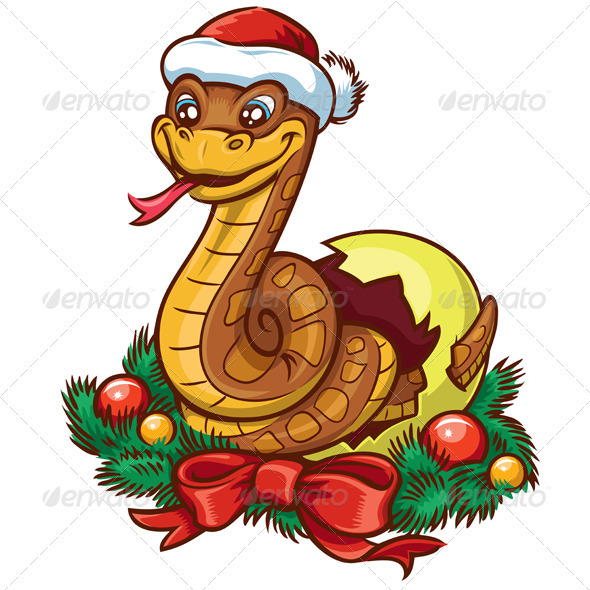 Snake Cartoon - New Year Seasons/Holidays
