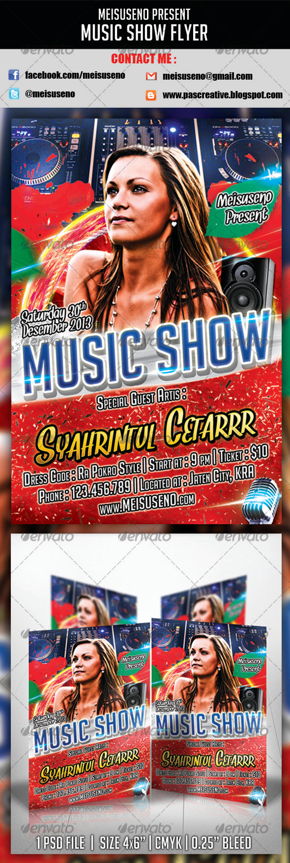 Music Show Flyer - Concerts Events