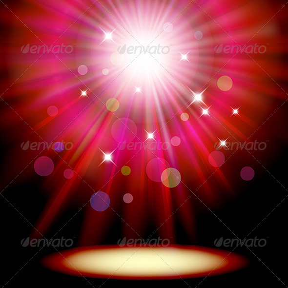 Background with Red Spotlight - Backgrounds Decorative