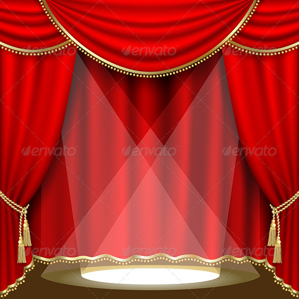 Theater Stage - Mesh - Miscellaneous Vectors