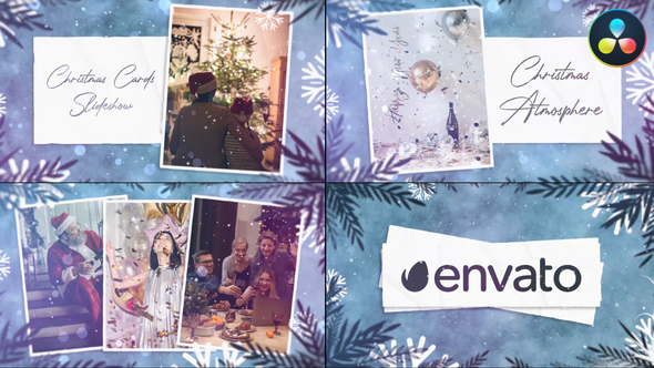 Christmas Cards Slideshow for DaVinci Resolve