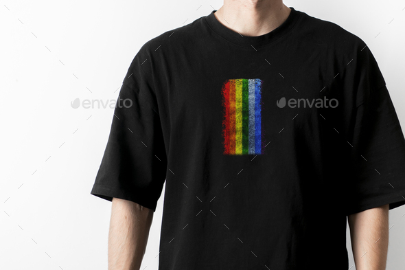 Flag, gay, homosexual, lgbt, rainbow, shirt, t-shirt icon - Download