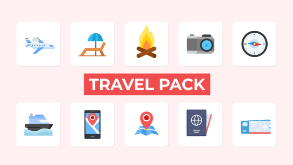 Travel Pack Elements template preview