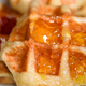 Close up fresh waffles topped with above pineapple jam - PhotoDune Item for Sale