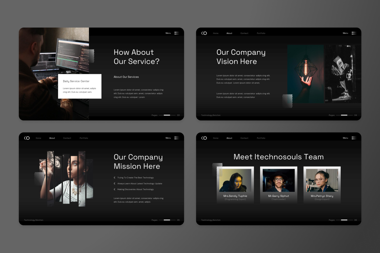 Itechnosouls - It & Technology Solutions Google Slides Template ...