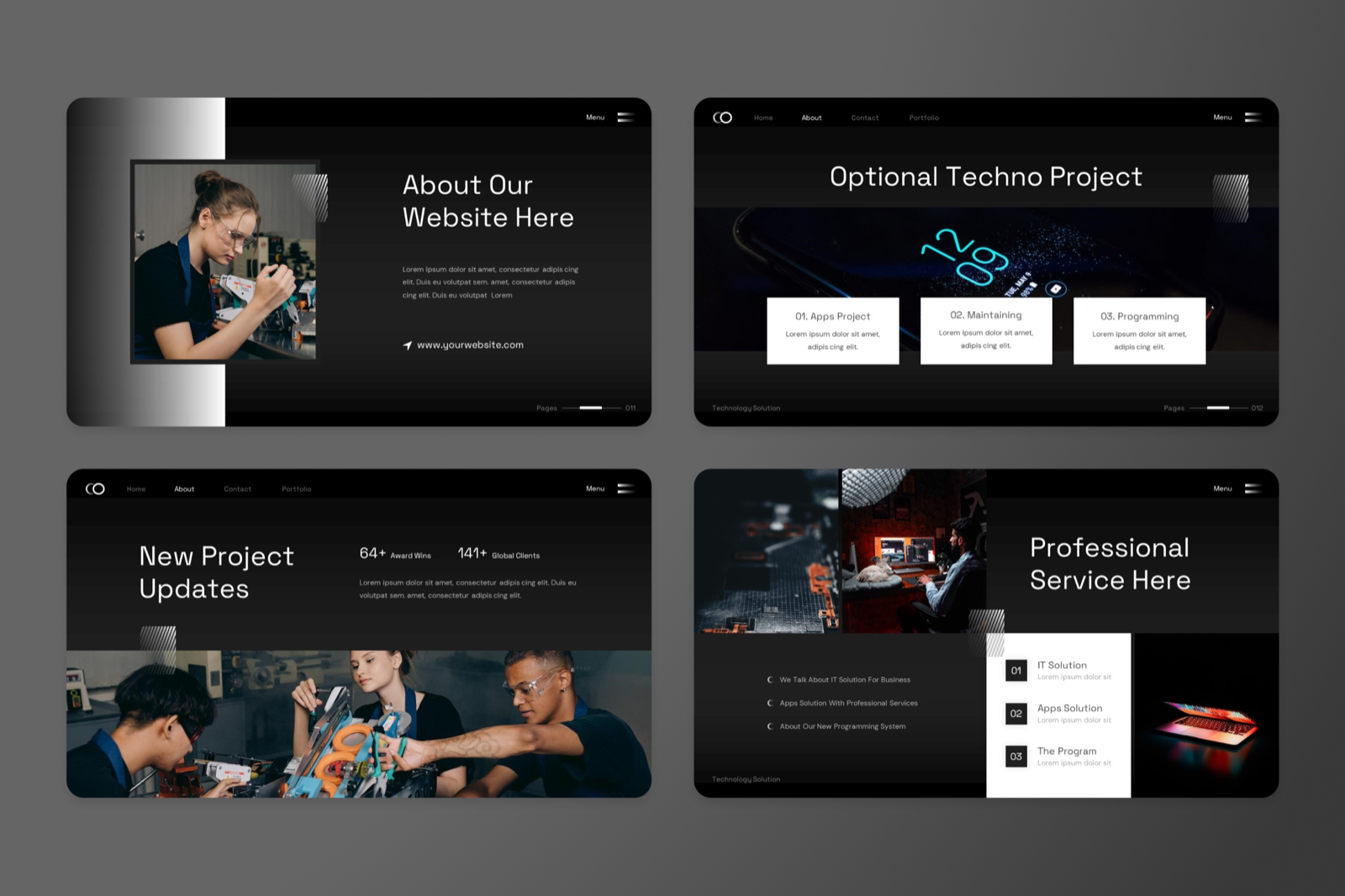 Itechnosouls - It & Technology Solutions Google Slides Template ...