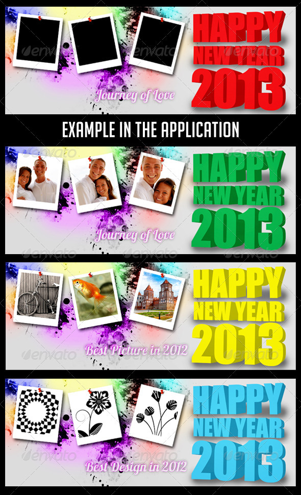 Happy New Year 2013 FB Timeline Cover - Facebook Timeline Covers Social Media