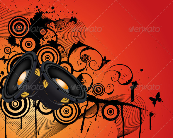 Musical Background - Backgrounds Decorative