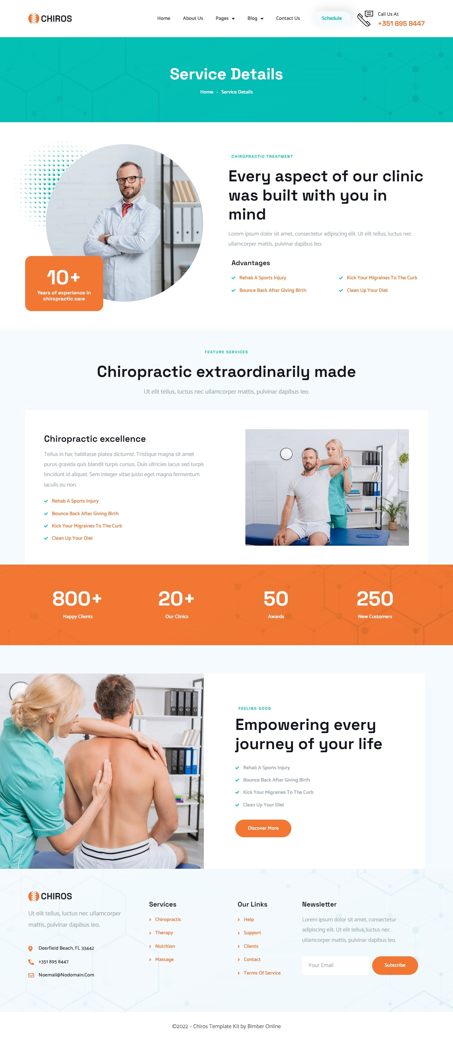 Chiros - Chiropractic Elementor Template Kit by BimberOnline | ThemeForest