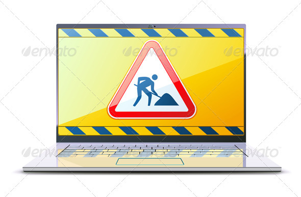 Under Construction Concept - Web Technology