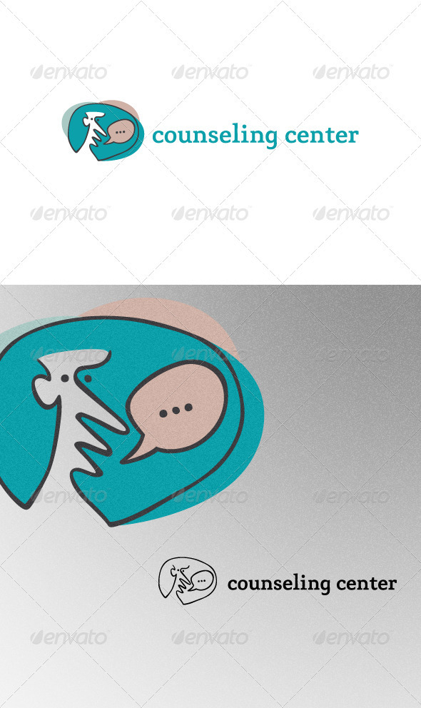Speaking Man - Humans Logo Templates