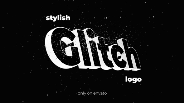 Stylish Glitch Logo