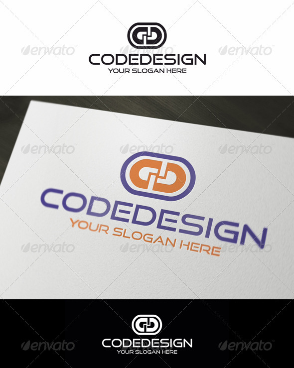 Code Design Logo Sign - Symbols Logo Templates