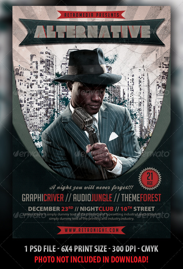 Alternative Party Flyer - Clubs & Parties Events