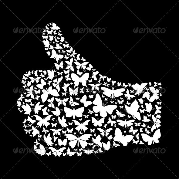 Butterfly Hand - Animals Characters
