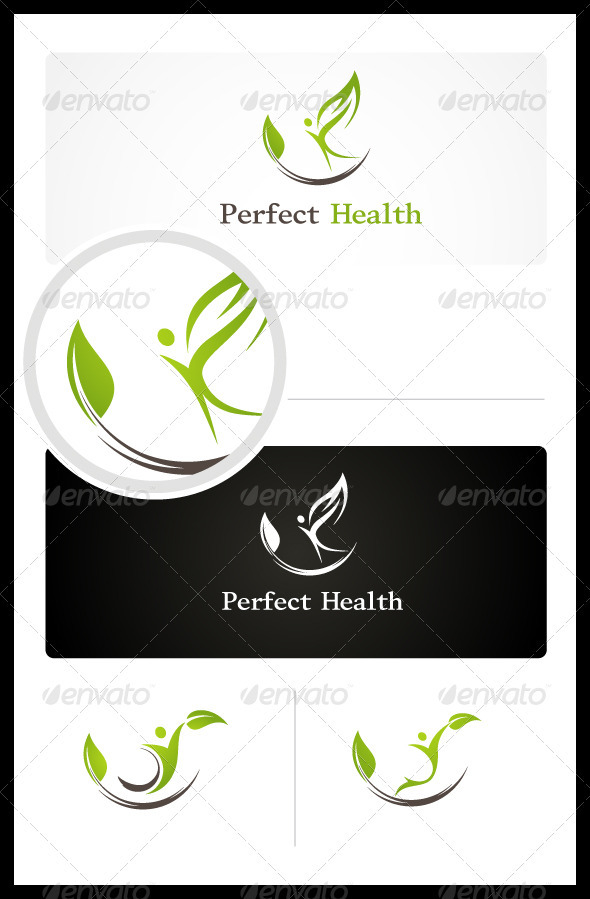 Perfect Health - Humans Logo Templates