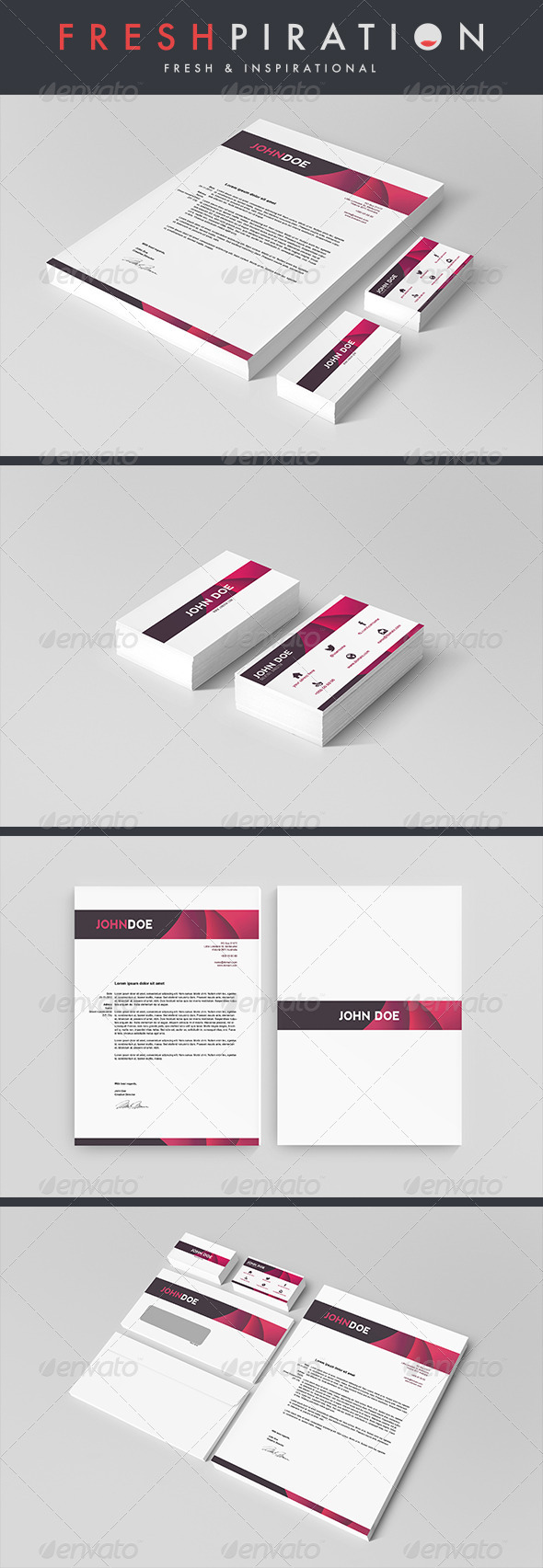 Creative Stationery - Stationery Print Templates