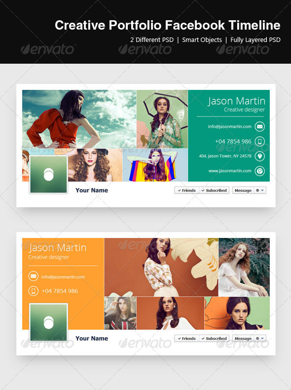 Creative Portfolio Facebook Timeline - Facebook Timeline Covers Social Media