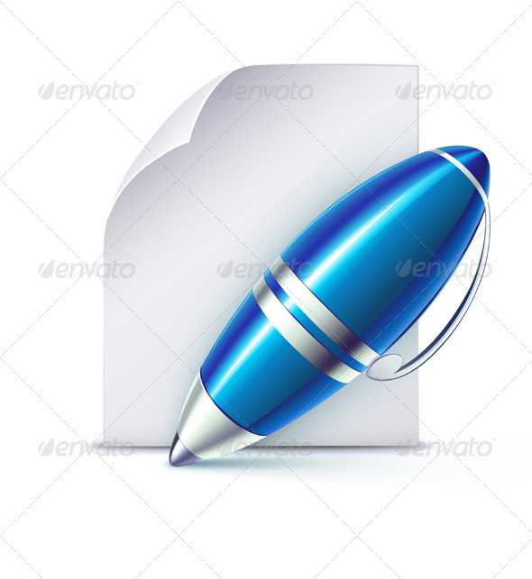 Elegant Ballpoint Pen - Man-made Objects Objects