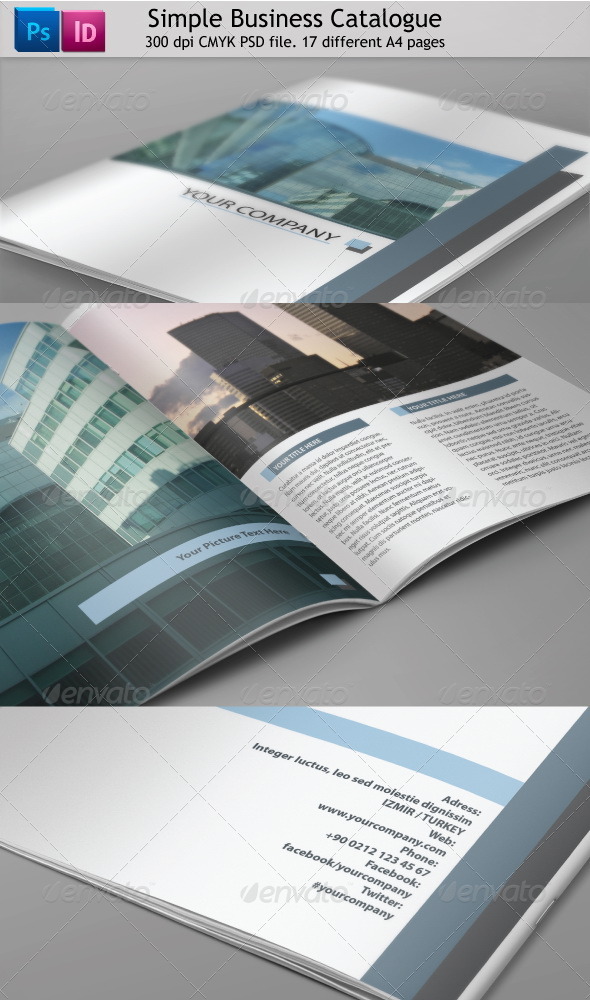 17 Page Clean Business Catalog - Catalogs Brochures
