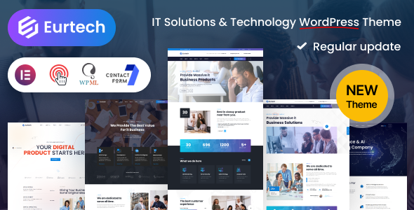 Eurtech – IT Solutions & Technology WordPress Theme