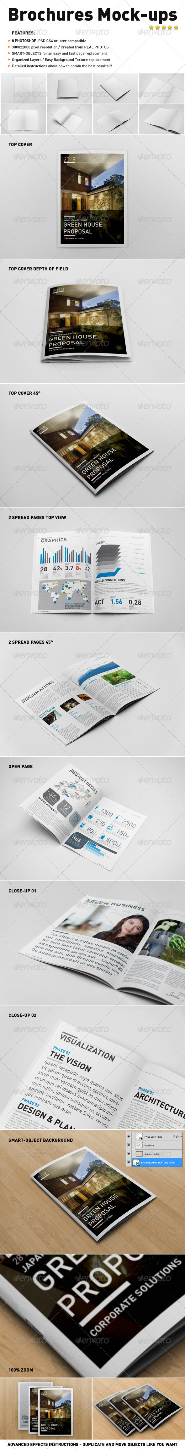 Photorealistic Brochure Mock-ups - Brochures Print