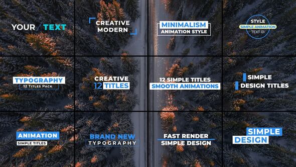 Simple Titles 1.0 | Premiere Pro