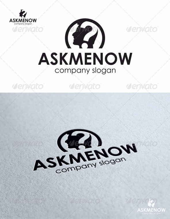 Ask Me Now - Humans Logo Templates