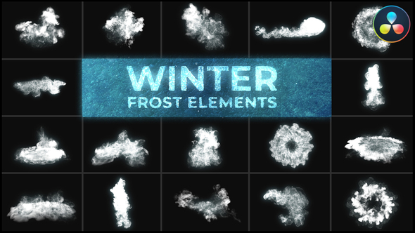 Winter Frost Elements for DaVinci Resolve