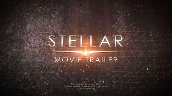 Stellar - Movie Trailer For Premiere Pro