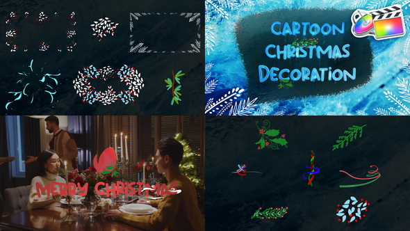 Cartoon Christmas Decoration Effects | FCPX