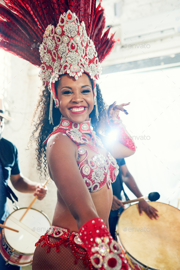 Nothing as scintillating as a samba dancers costume