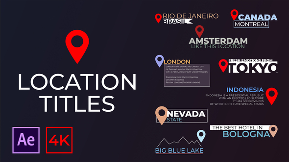 Location Titles | After Effects