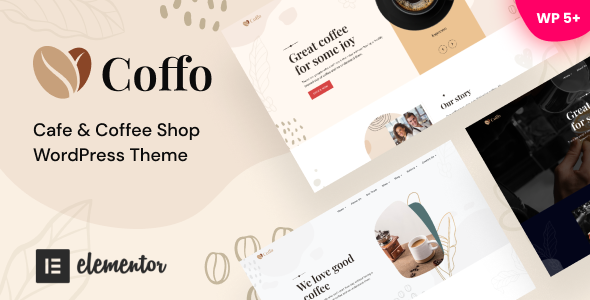 Coffo – Cafe & Coffee Shop Elementor WordPress Theme