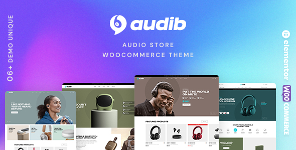 Audib – Audio Store WooCommerce Theme