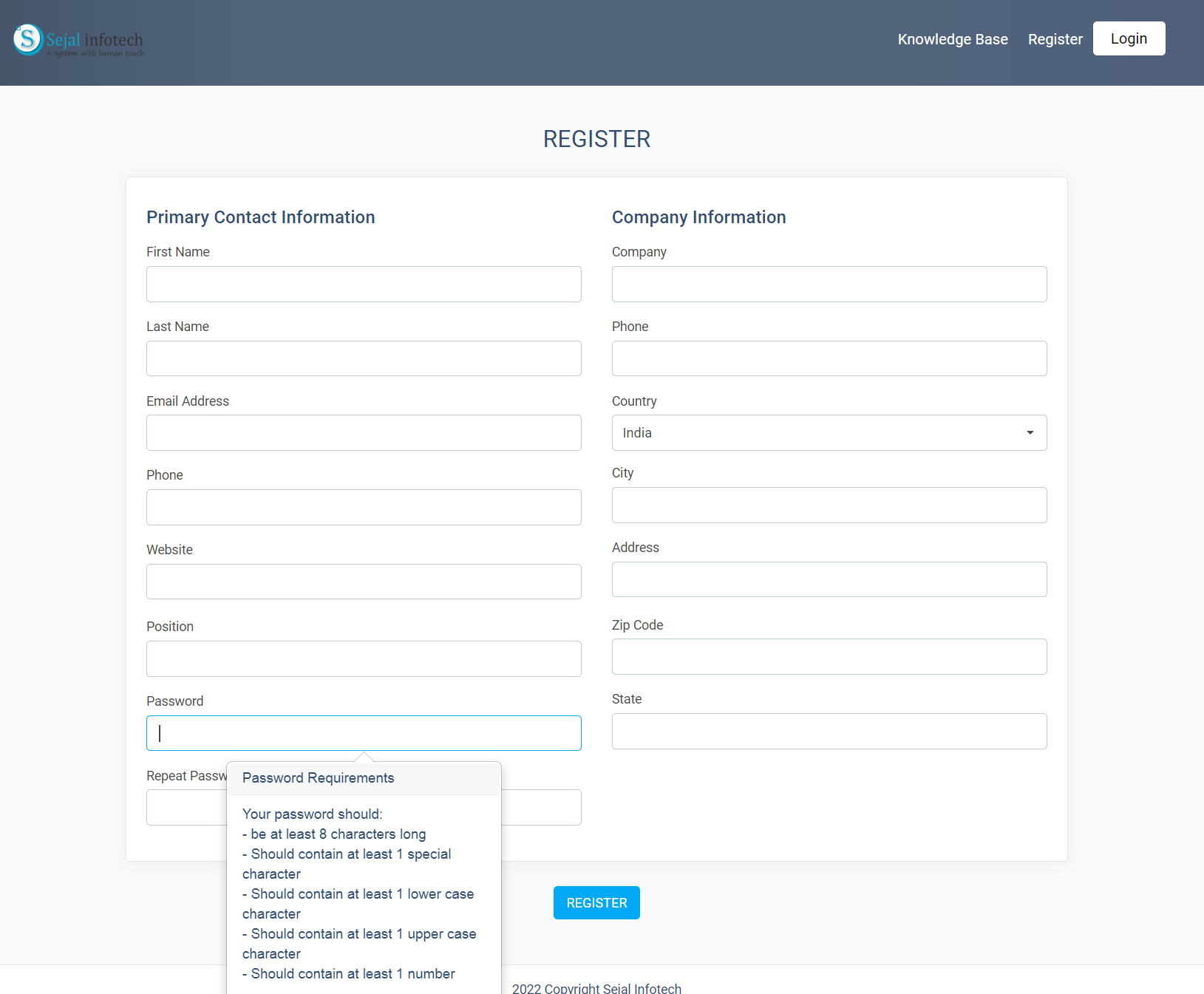 Add-on Password Validation Module for Perfex CRM by sejalinfotech ...