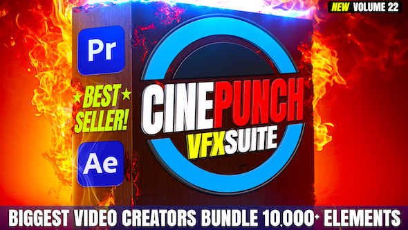 CINEPUNCH I  Video Effects Suite for Adobe After Effects & Adobe Premiere Pro