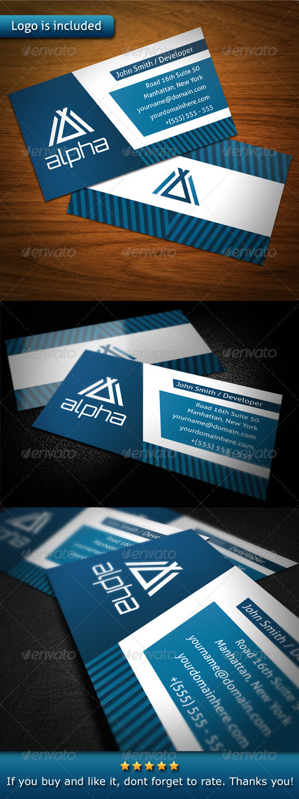 Tech Business Card - Corporate Business Cards