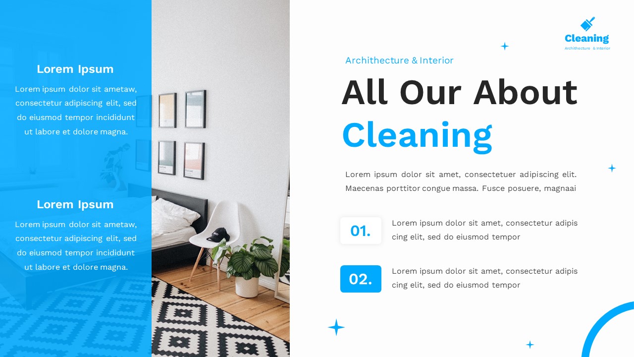 Cleaning - Archithecture & Interior Powerpoint Template, Presentation ...