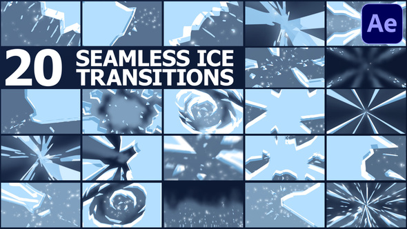 Seamless Ice Transitions | After Effects