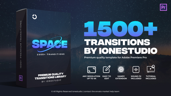1500+ Transitions for Premiere Pro